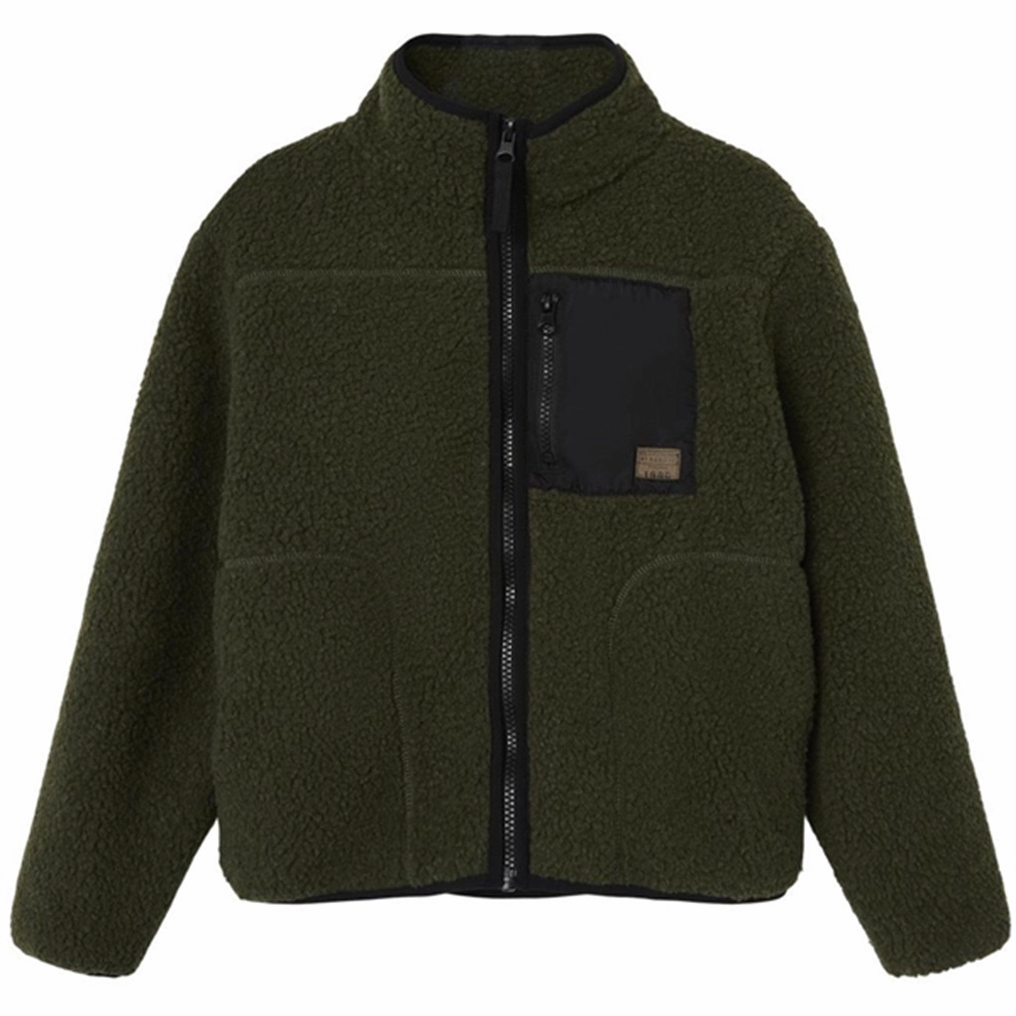 Windproof Inner Layer Simple Layers Name it Thyme Magot Teddy Jacket