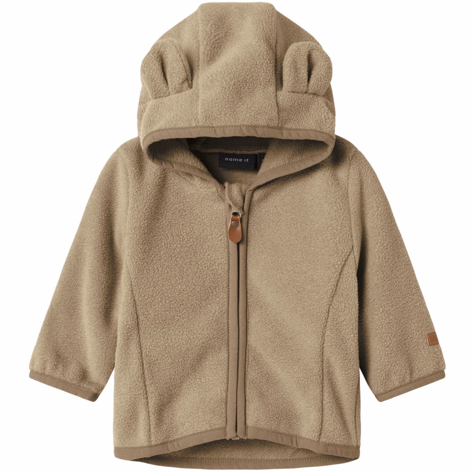 Easy Clean Material Name It Timber Wolf Nbnmeeko Fleece Jacket Melange