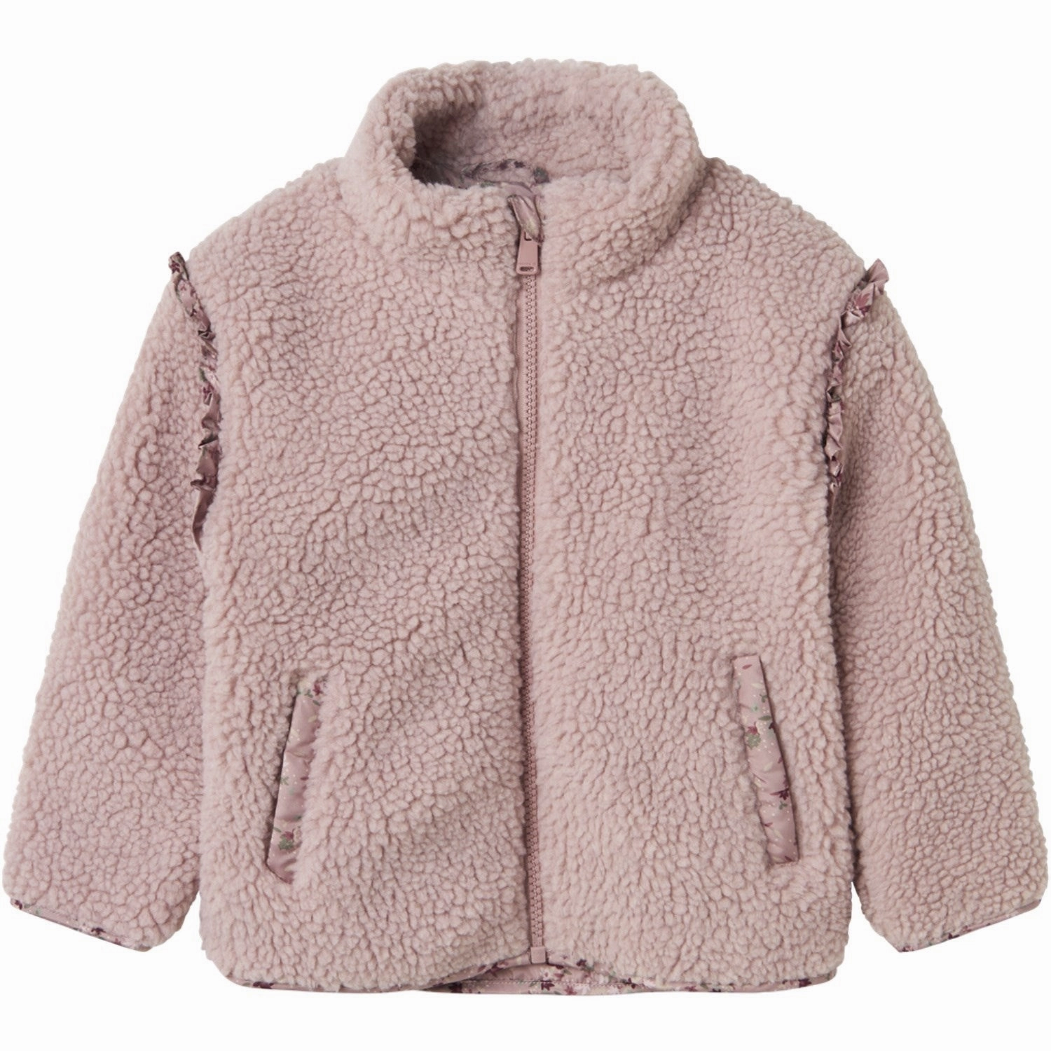 Double Layer Protection Hollow Fiber Fill Name It Violet Ice Nmfminna Teddy Jacket Aop