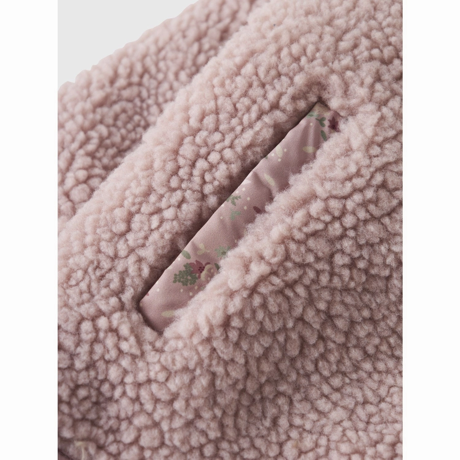 Clean Edge Piece Name It Violet Ice Nmfminna Teddy Jacket Aop