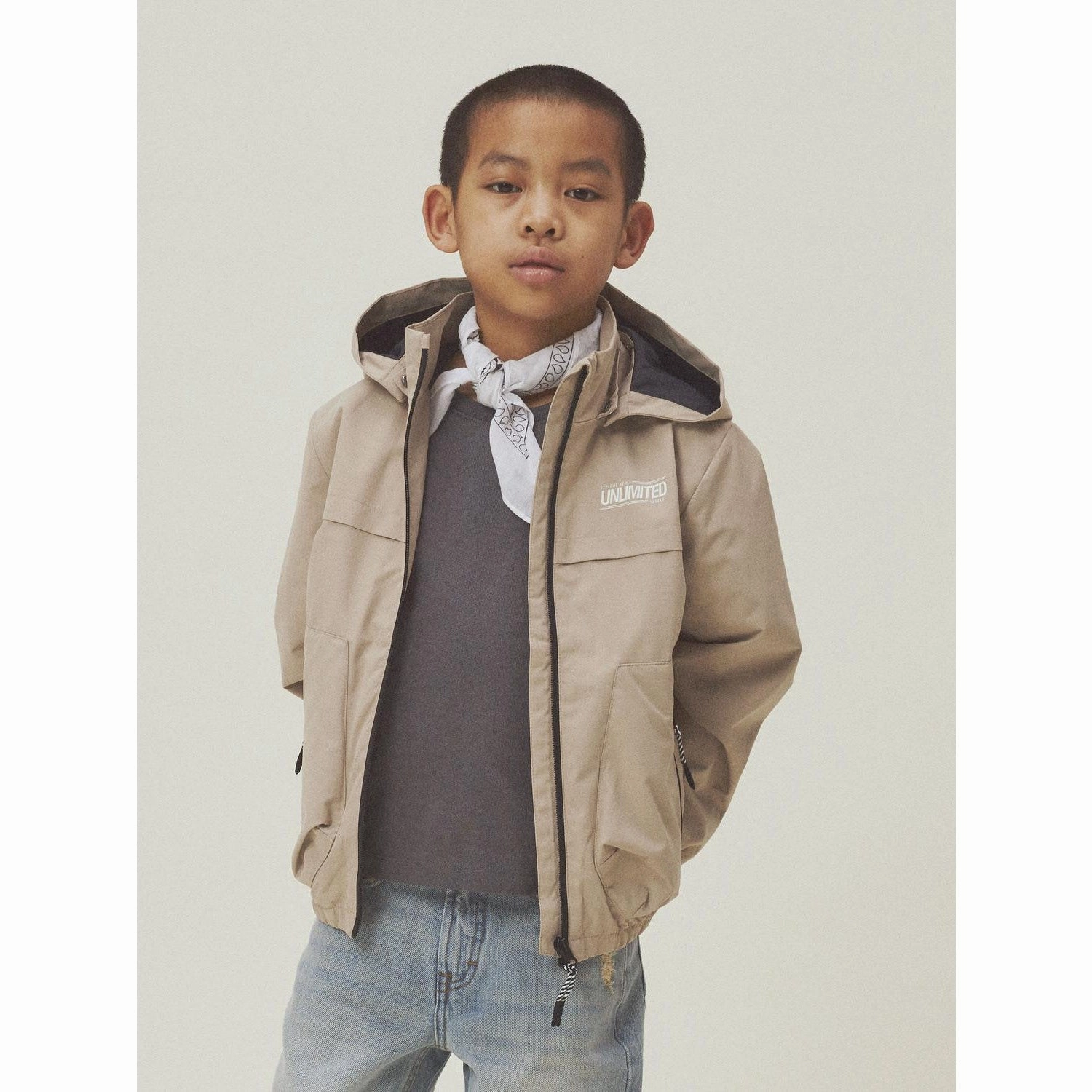 Name It White Pepper Macon Jacket Stretch Comfort Fit