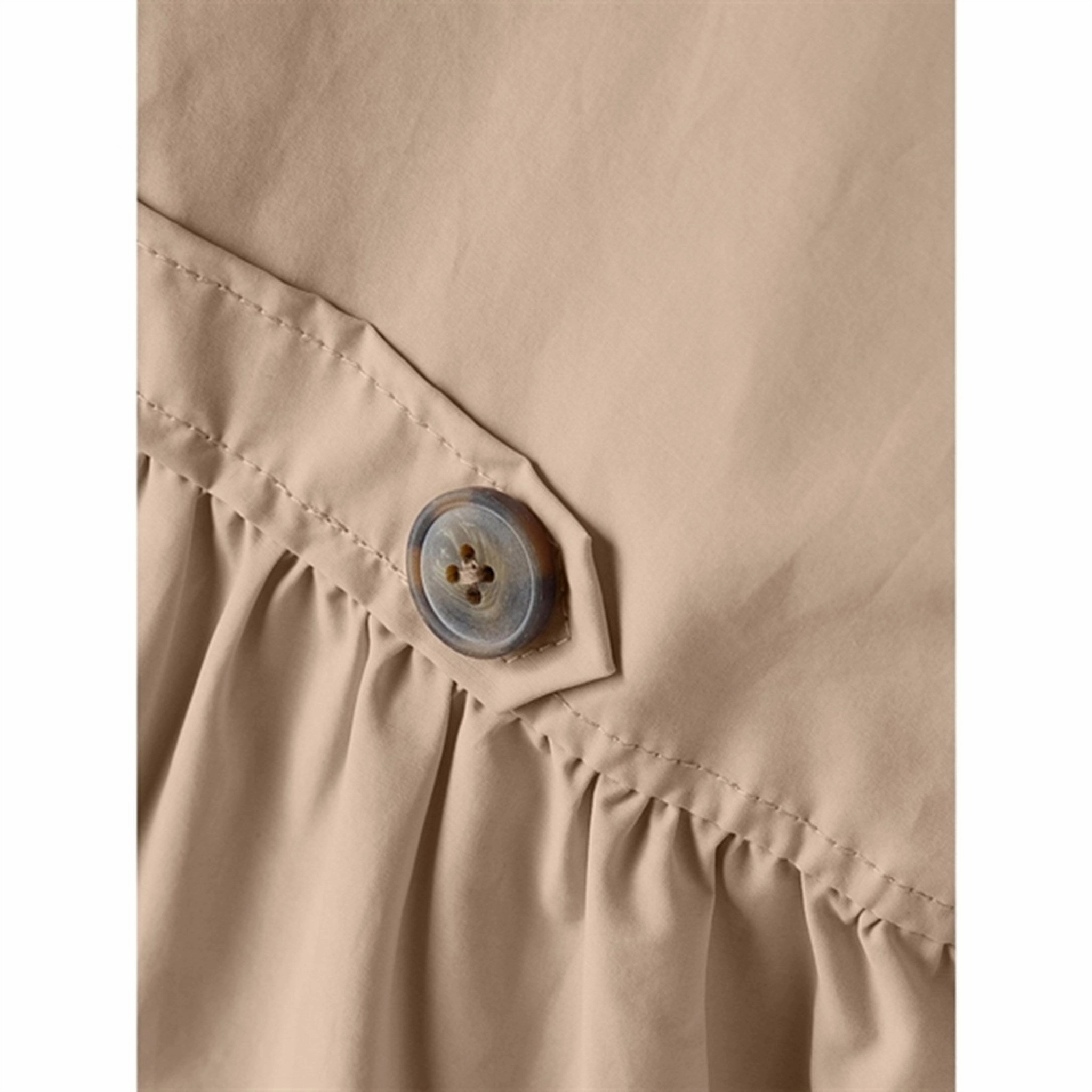 Name it White Pepper Madelin Trenchcoat Ripstop Reinforcement