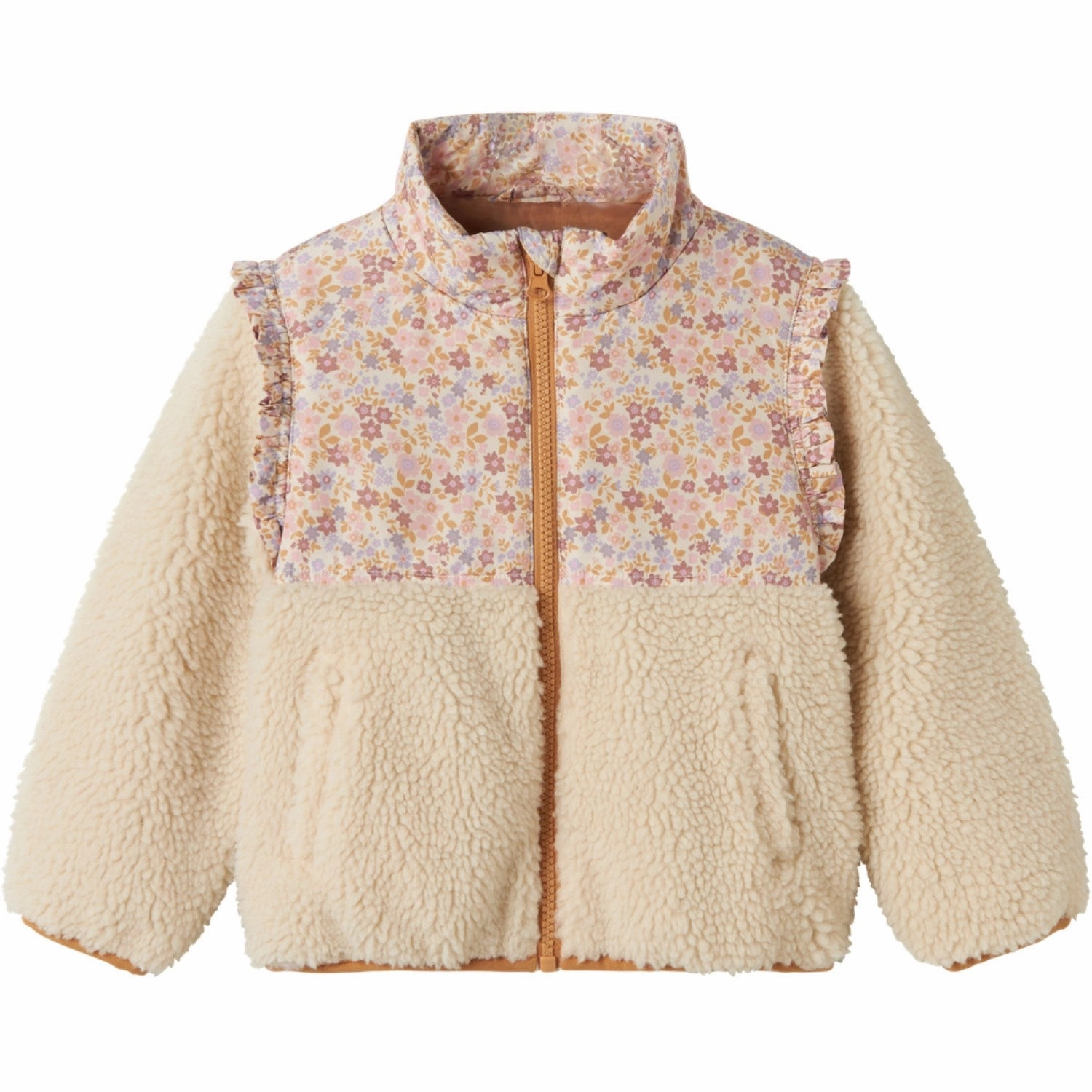 Travel Fit Name It Whitecap Gray Biscuit Minna Teddy Jacket