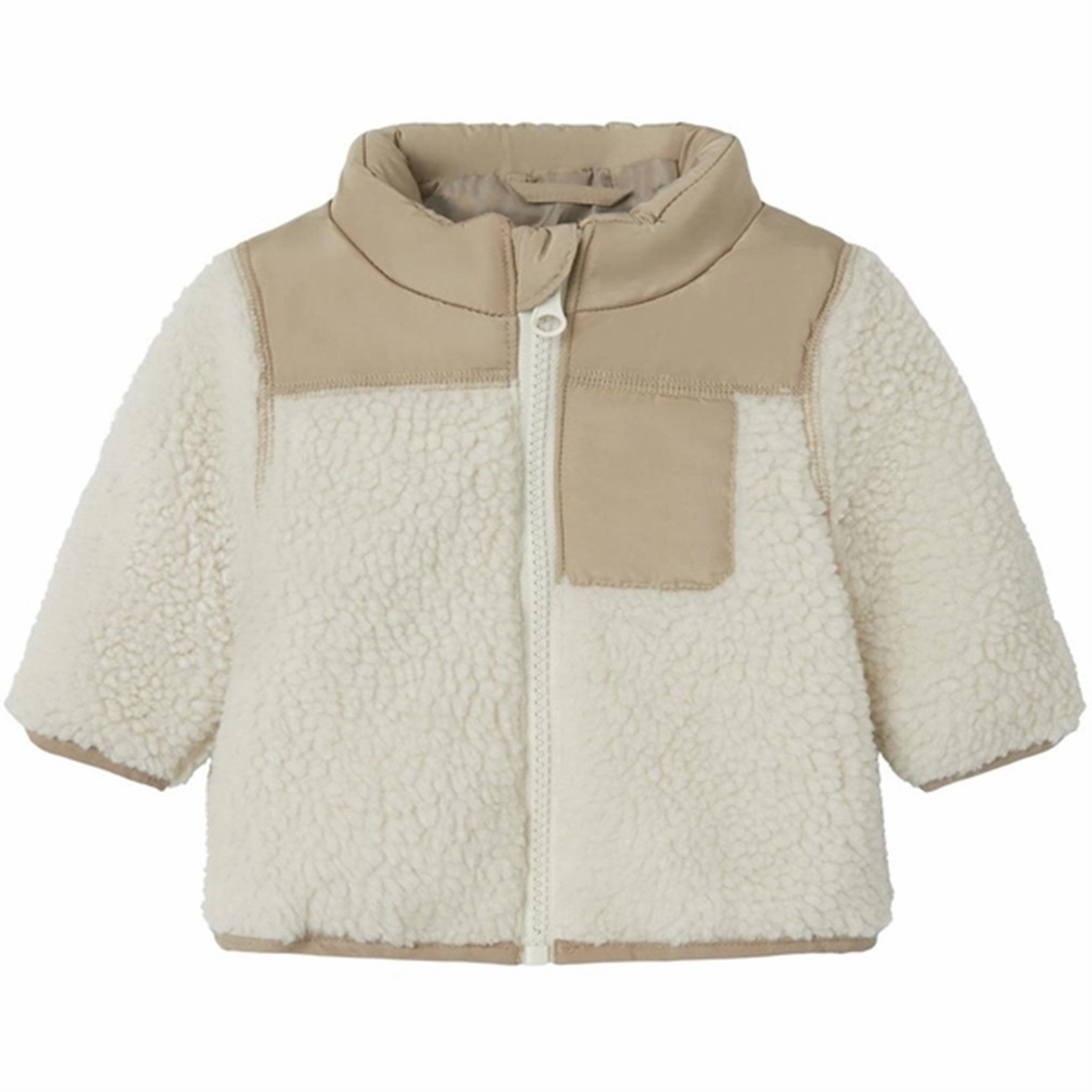 Seam Sealed Construction Name it Whitecap Gray Mosie Teddy Jacket