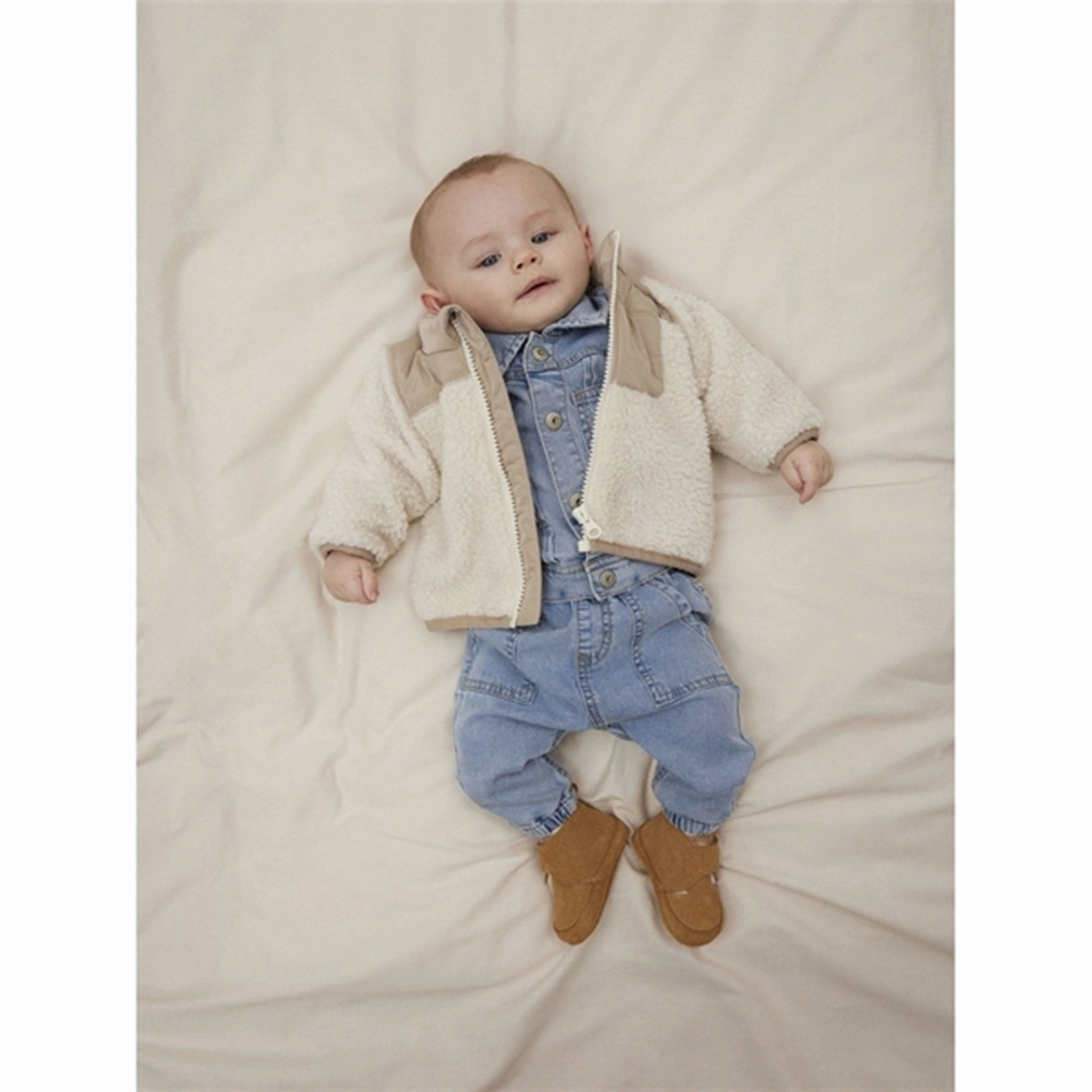 Cold Ready Look Name it Whitecap Gray Mosie Teddy Jacket