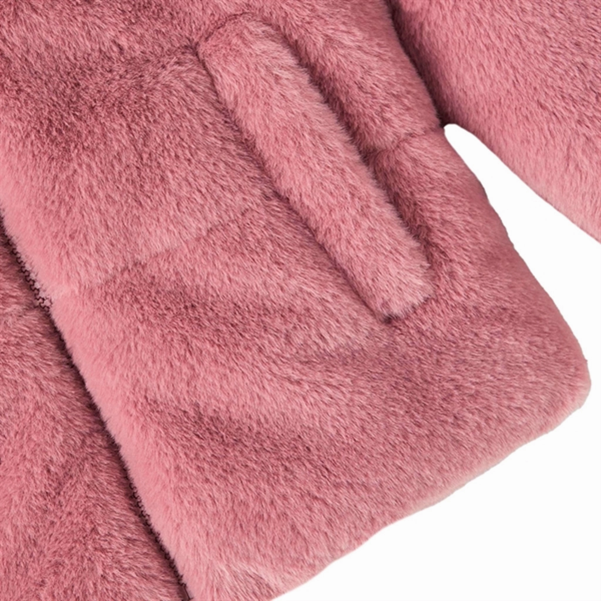 Modern City Outfit Name it Wistful Mauve Mosa Fake Fur Jacket