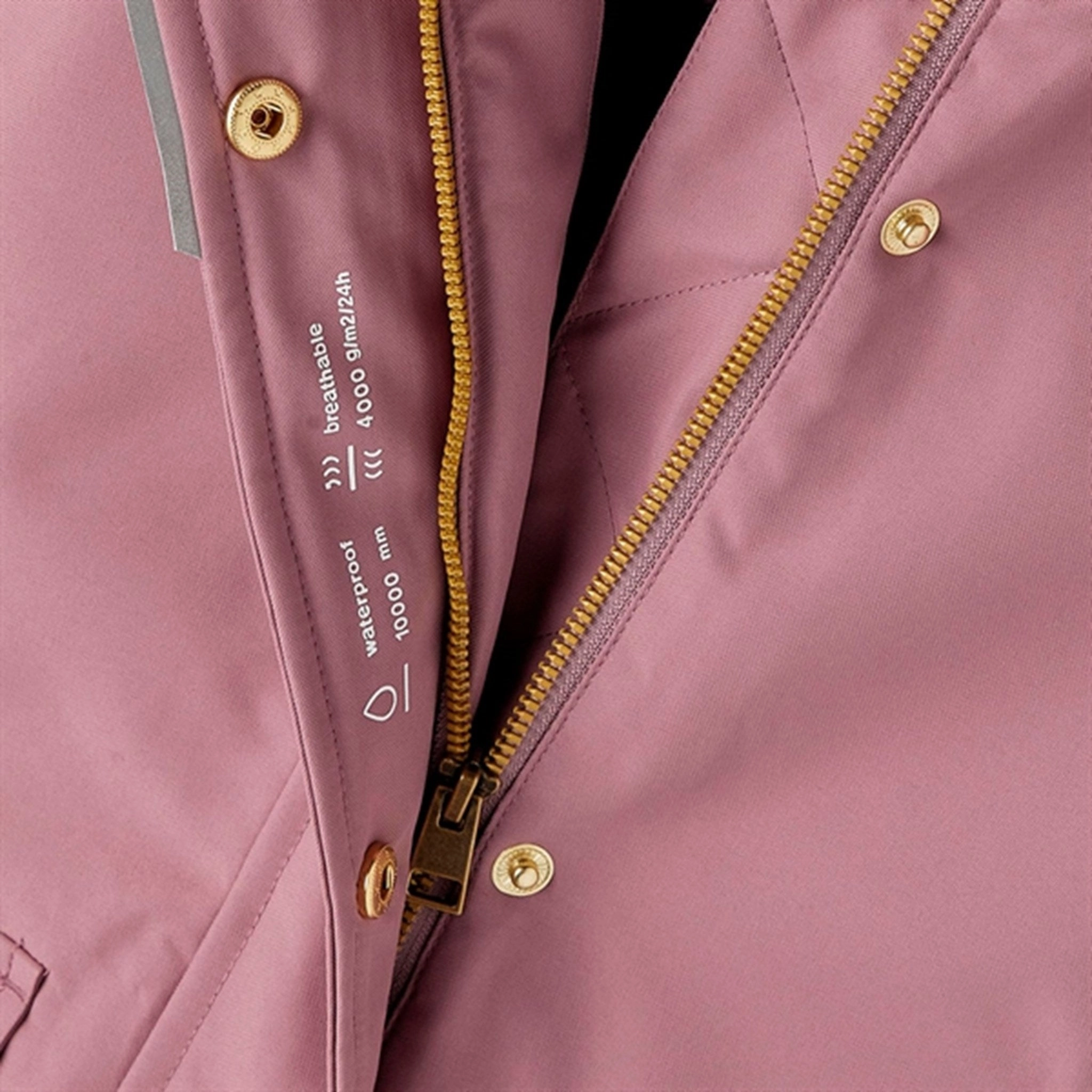 AntiStaticFinish Name it Wistful Mauve Snow Jacket Solid