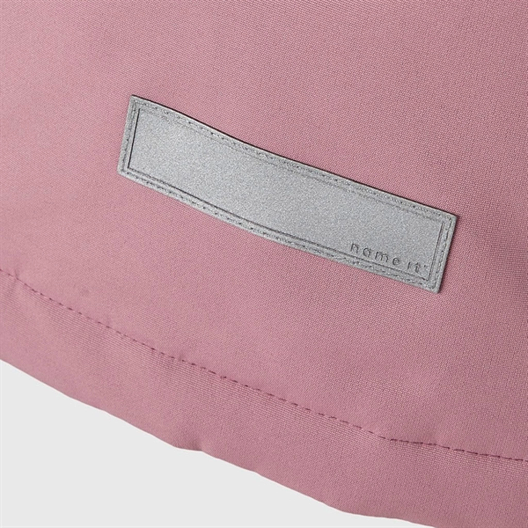 Durable Double Stitching Name it Wistful Mauve Snow Jacket Solid