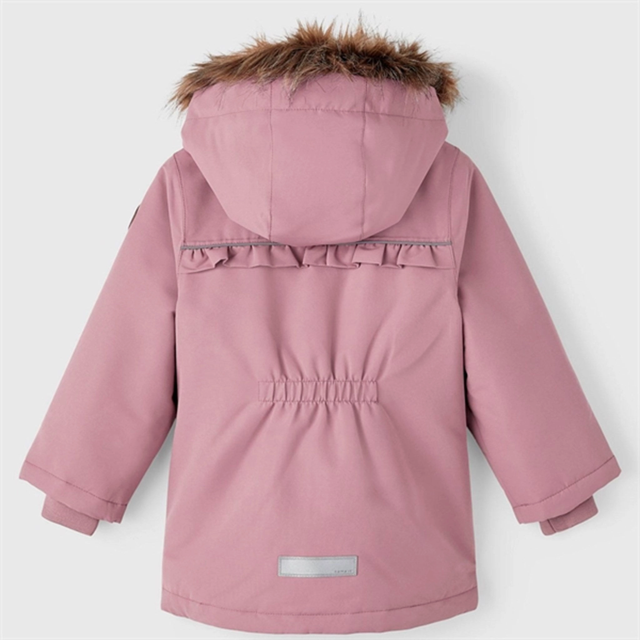 Trendy Must Have Basic Essential Layer Name it Wistful Mauve Snow Jacket Solid