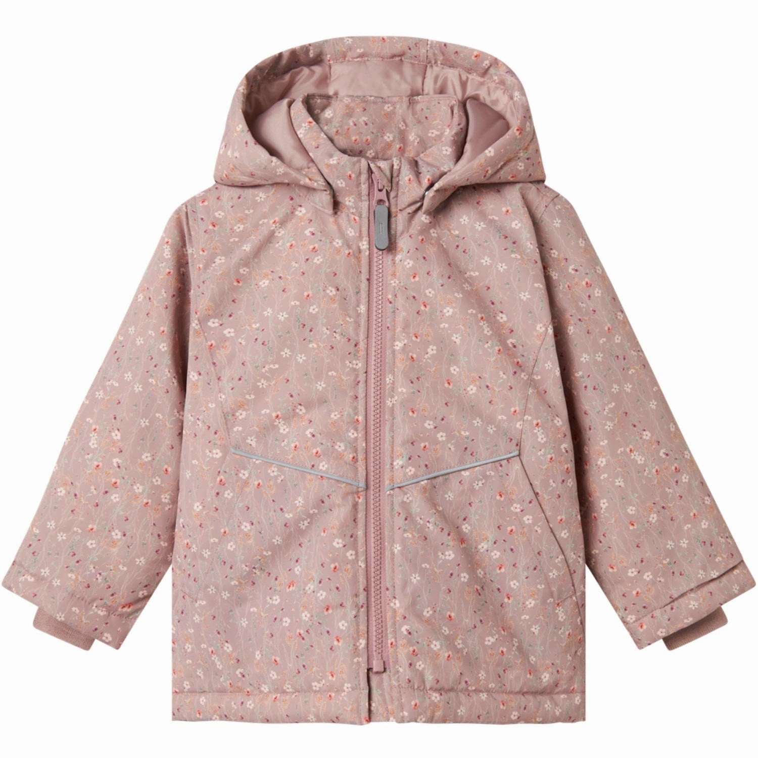 Name It Woodrose Flower Nmfmaxi Pa Jacket Aop Noos OdorControl Treatment Practical Design