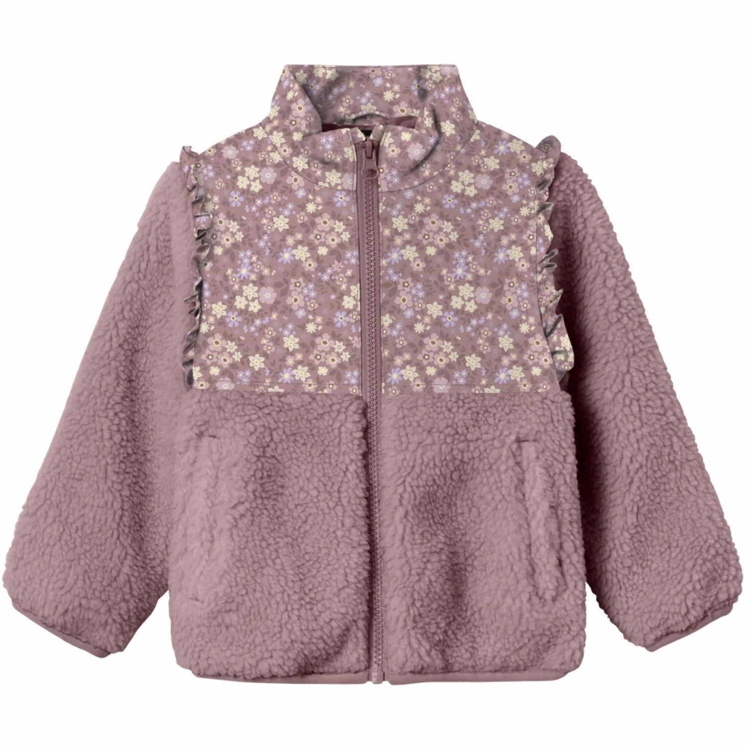 Name It Woodrose Minna Teddy Jacket Compact Packable