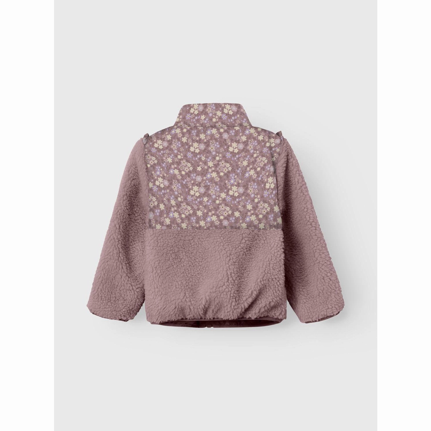Name It Woodrose Minna Teddy Jacket High Collar Windguard