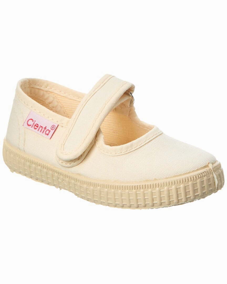 Cienta Mercedes Anilla Scractch Liso Canvas Sneaker Thickened Midsole Comfort Adjust