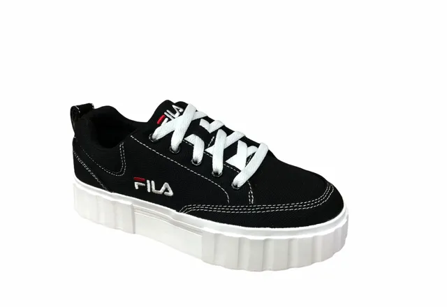 Fila scarpa sneakers in tela con zeppa da donna Sandblast 1011209.25Y nero Enhanced Impact Protection