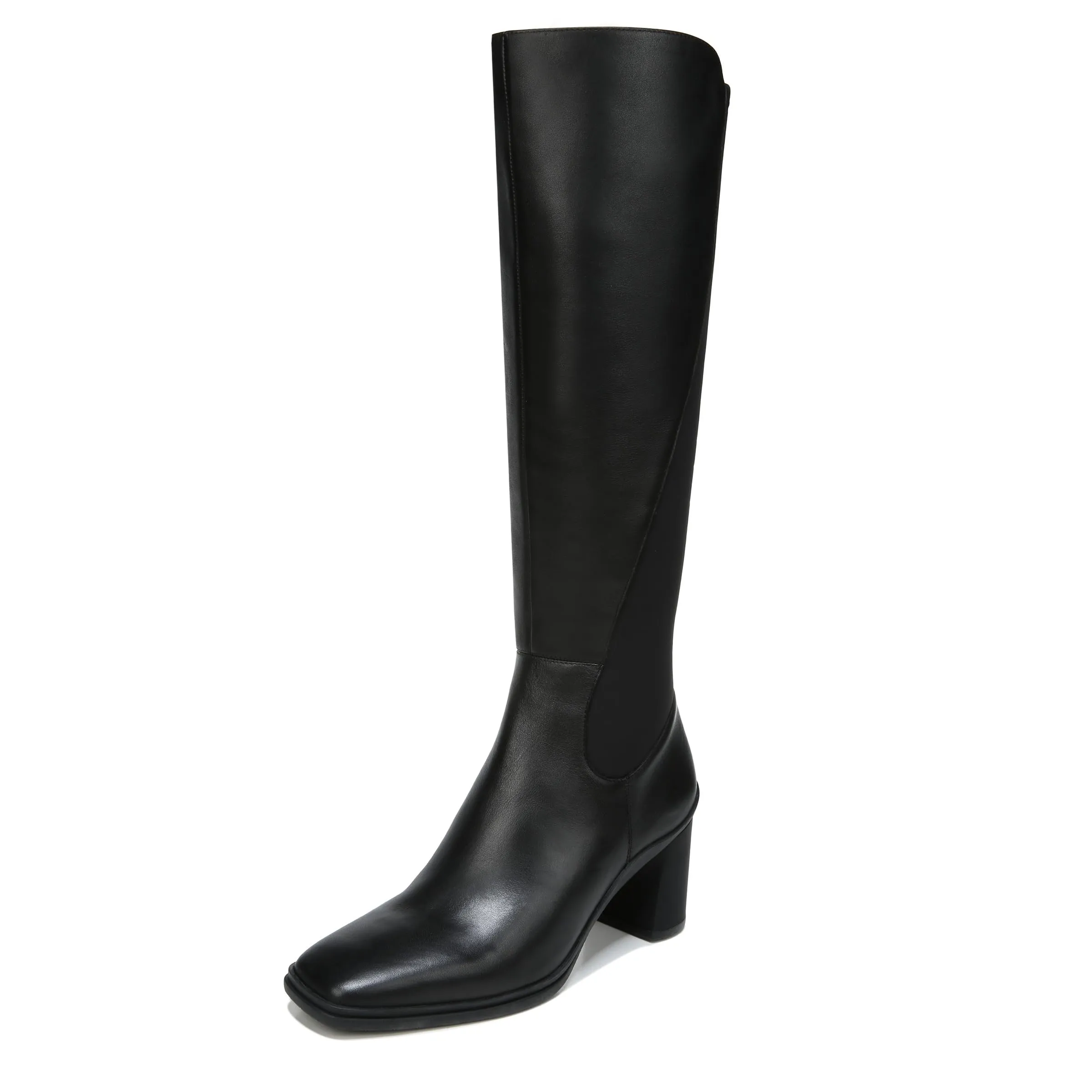 Naturalizer Women's Axel Knee High Boots, Black Waterproof Leather, 7