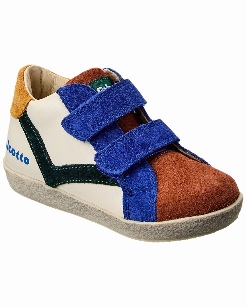 Balanced Step Cushioned Midsole Design Naturino Falcotto Panki VI Suede Sneaker