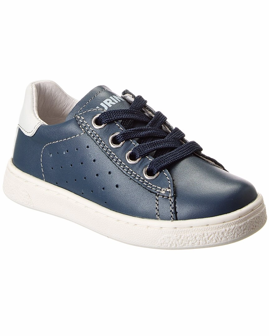 Naturino Hasselt 2 Zip Leather Sneaker Grip Texture