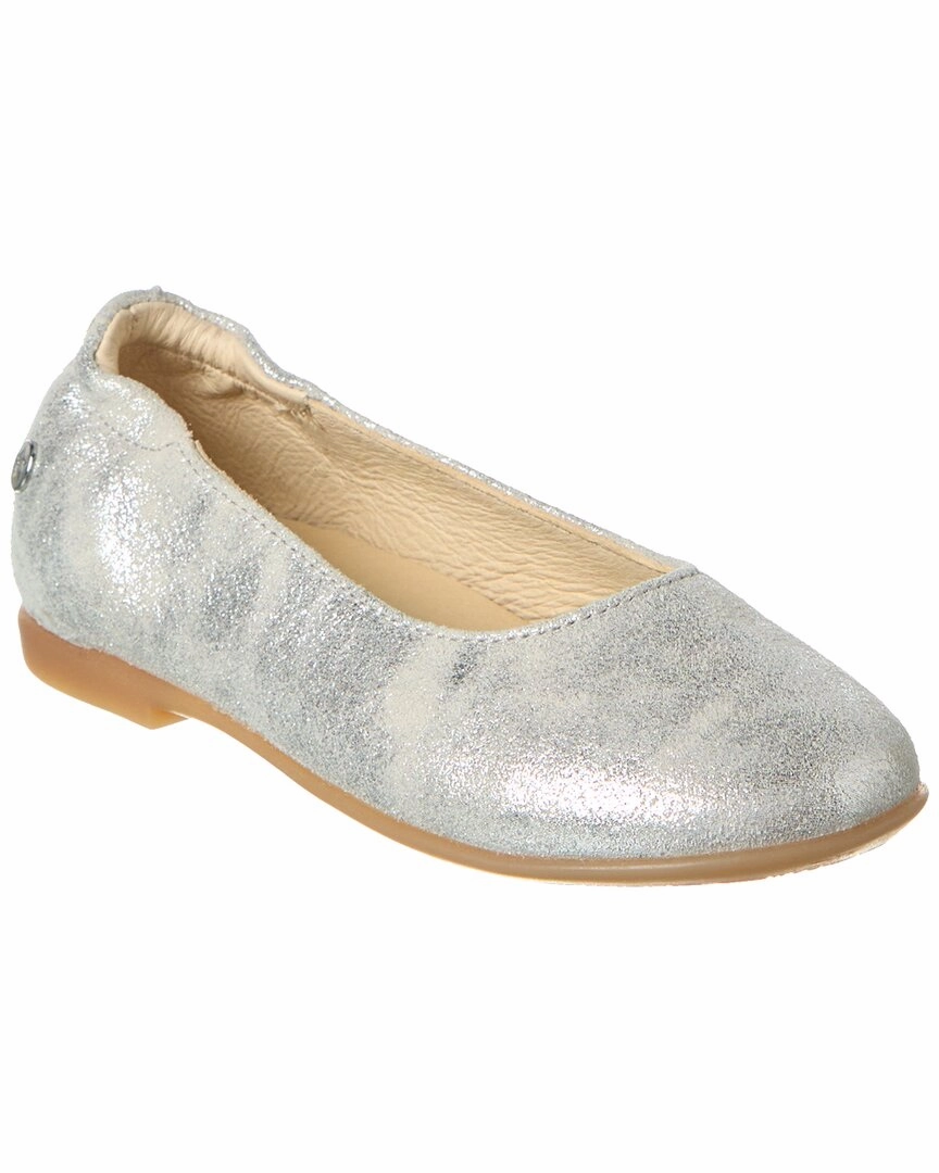 Adjustable Fit Technology vibration damping Naturino Lalila Monet Suede Flat
