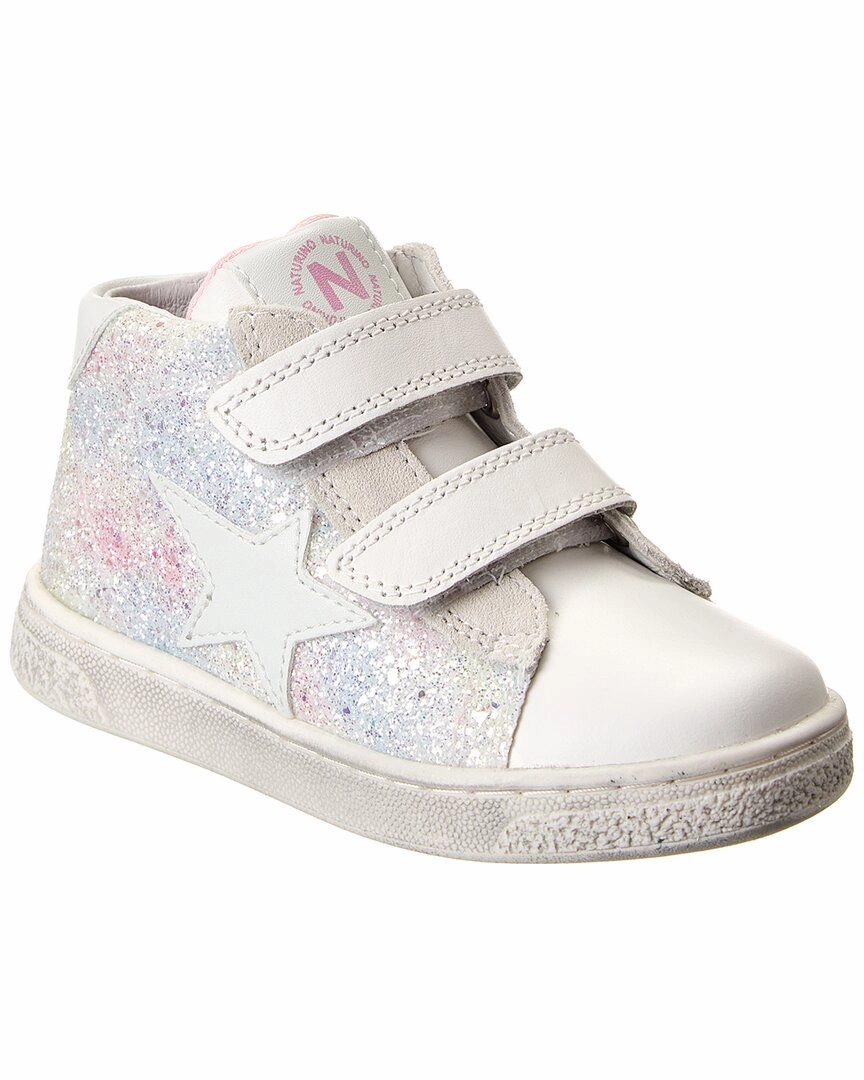 Bounce Support Breathable mesh Naturino Pinn High Leather Sneaker