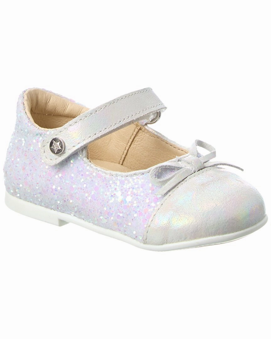 Urban Speed Naturino Salleny Glitter & Leather Flat