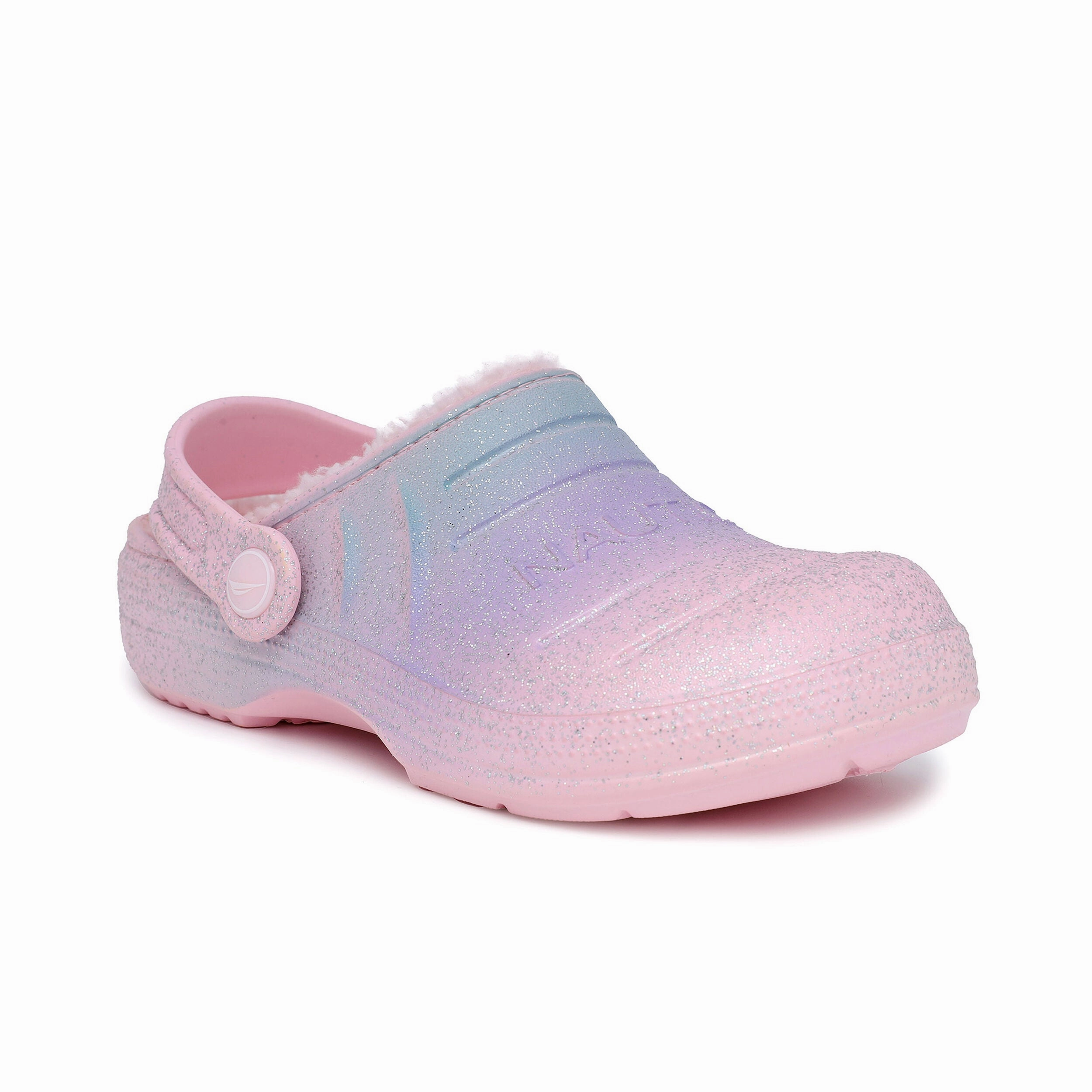 Comfort Advantage Nautica Girls' Rainbow Glitter Clog