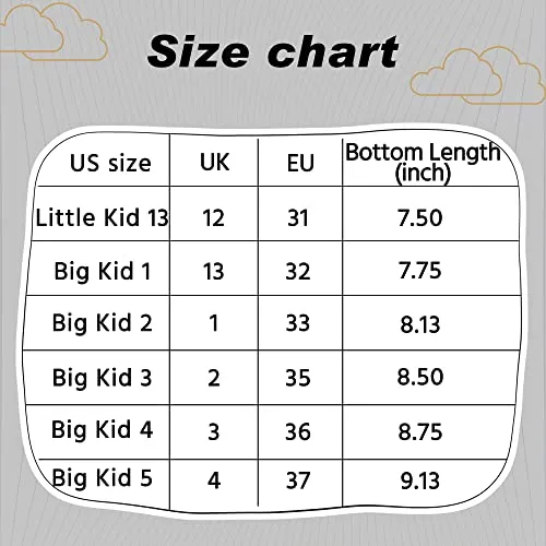 NCCB House Slippers for Girls Comfortable Memory Foam Adorable Moccasin Slippers Indoor Outdoor Black Size 1