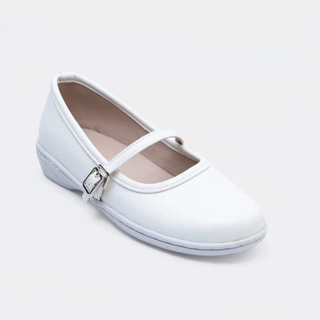 Nelia Flats (White)