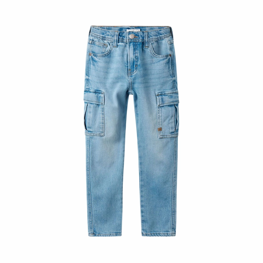 Vintage Lover Teen Outfit Move With Ease neme it pantalone cargo in jeans da junior Msilas 13237339 6650 blu chiaro