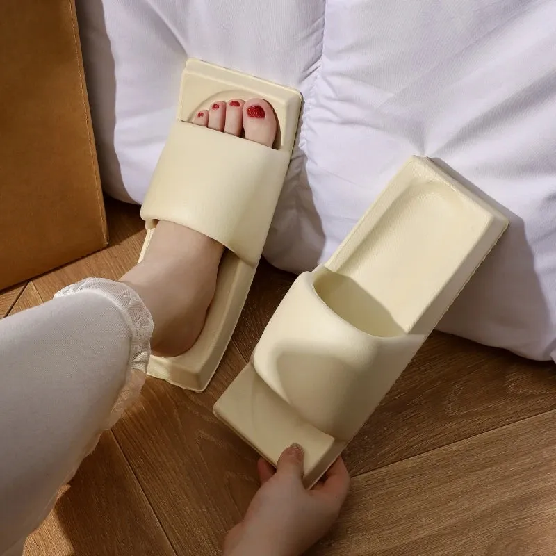Nes Minimalist Square Sole Slide Slippers