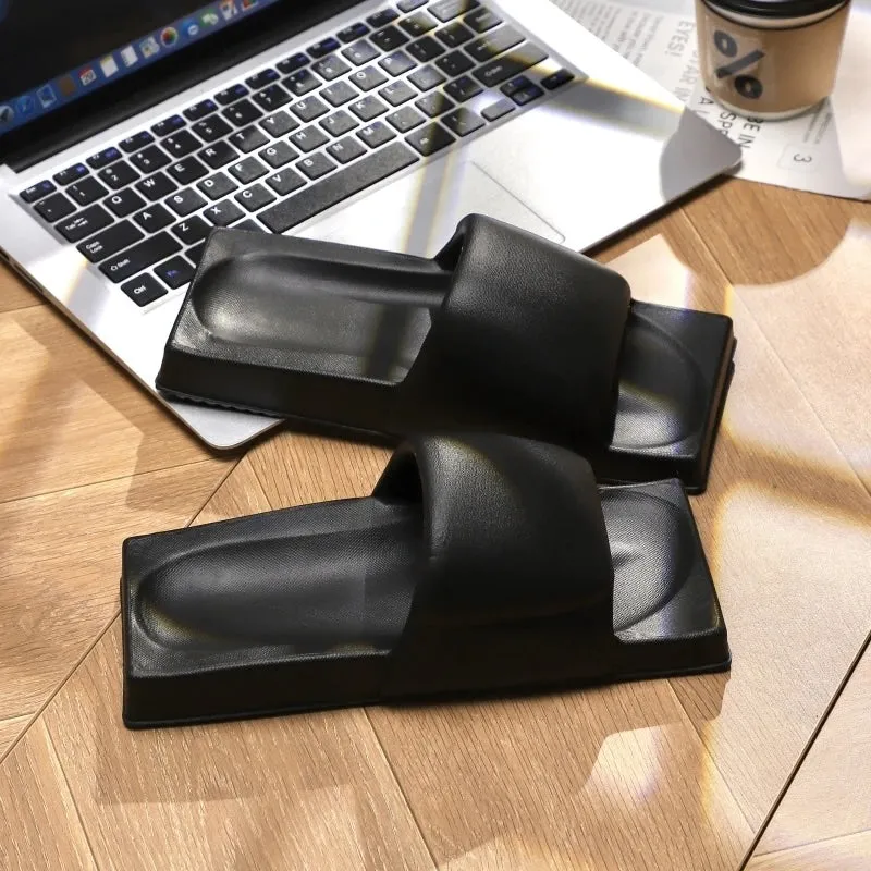 Nes Minimalist Square Sole Slide Slippers
