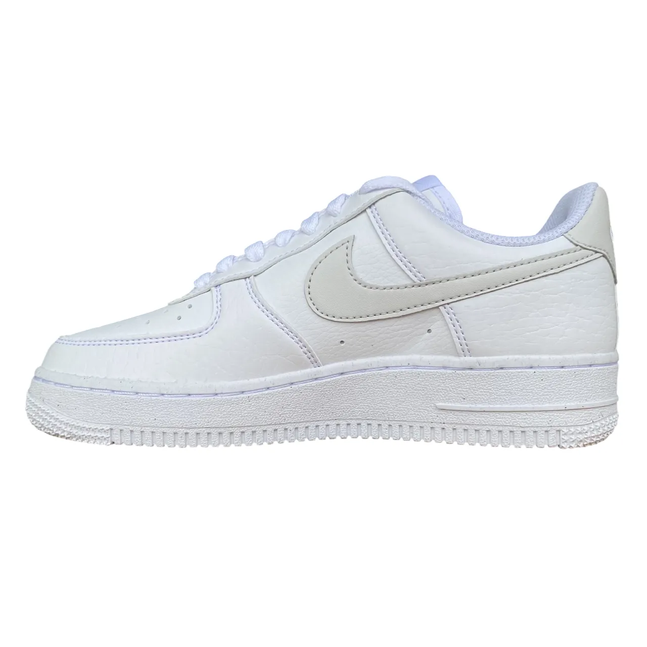 Nike DV3808-109 Air Force 1 '07 Next Nature | Sneakers Donna bianco-grigio Cushioned Running heel - support - mechanism - firmness shoes