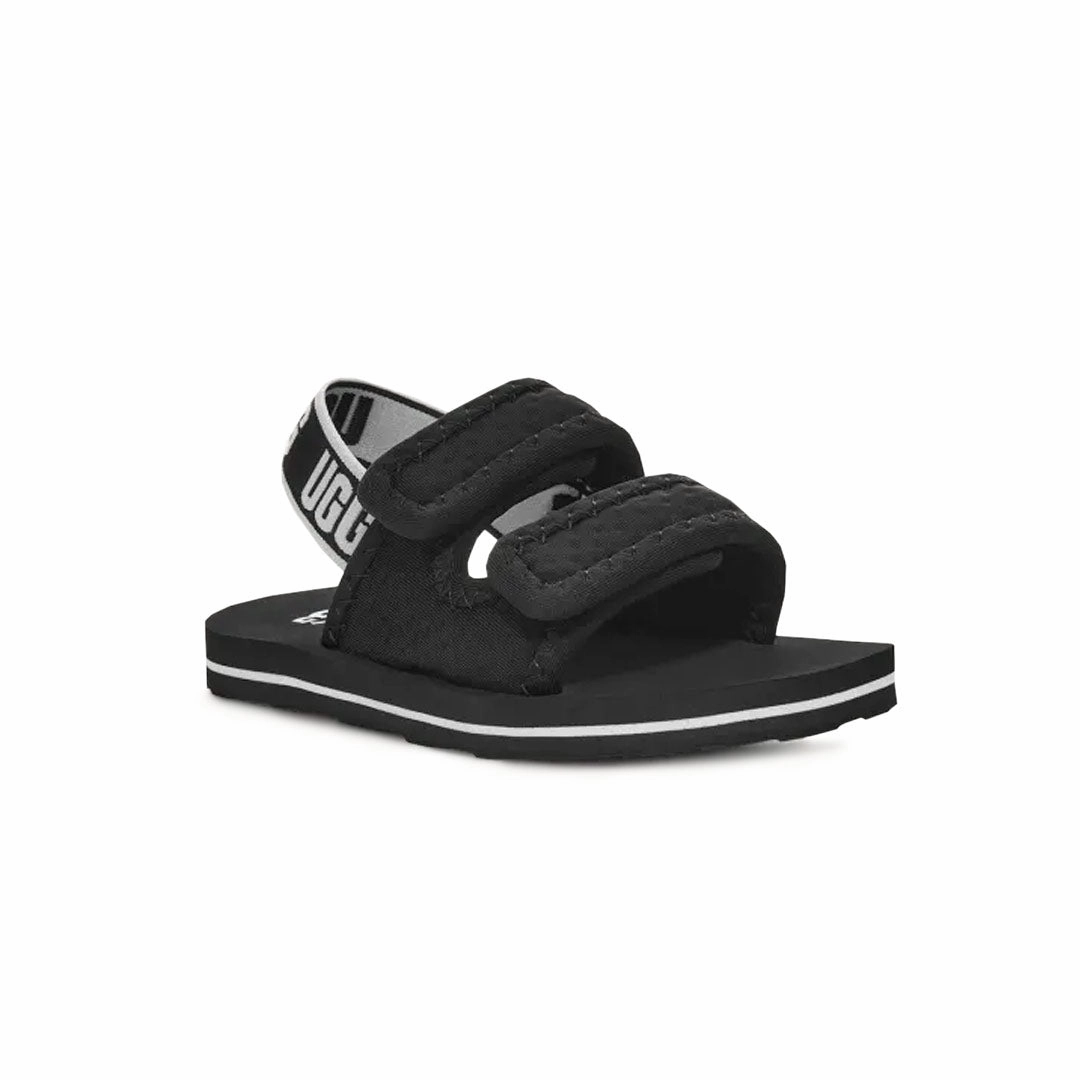 All-Weather Design Stable Heel Counter UGG? - Kids' (Preschool & Junior) Lennon Slingback Sandals (1152817K-BLK)