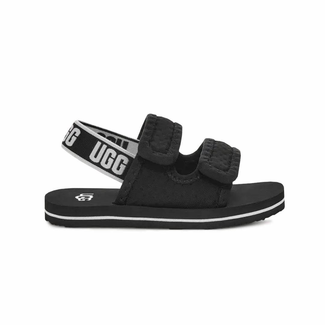 UGG? - Kids' (Preschool & Junior) Lennon Slingback Sandals (1152817K-BLK) Fabric Upper