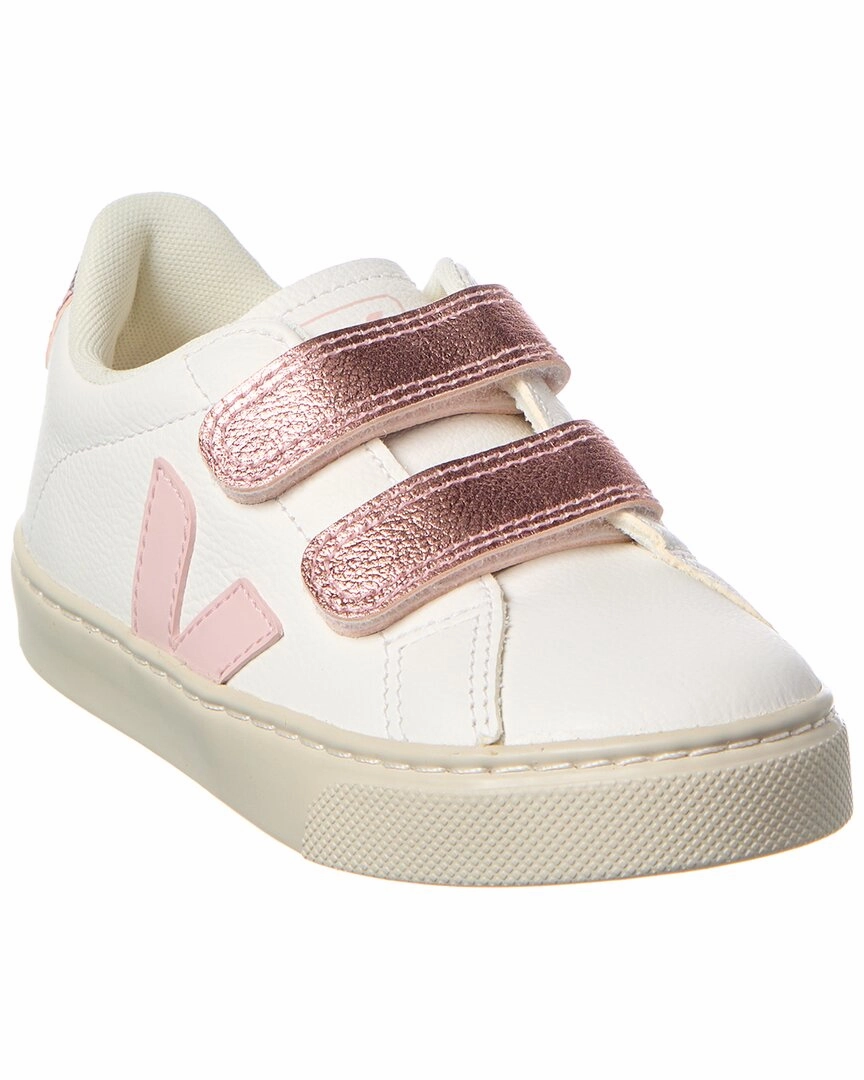 Anti Microbial Lining Plant Based Materials VEJA Small Esplar Leather Sneaker