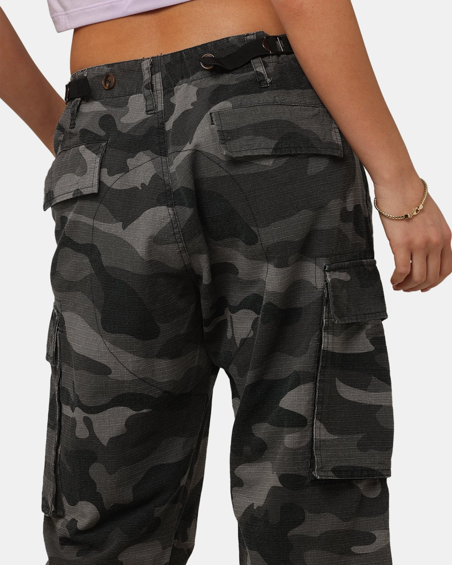 XXIII Torrent Cargo Pant Washed Black Camo Adaptable Design