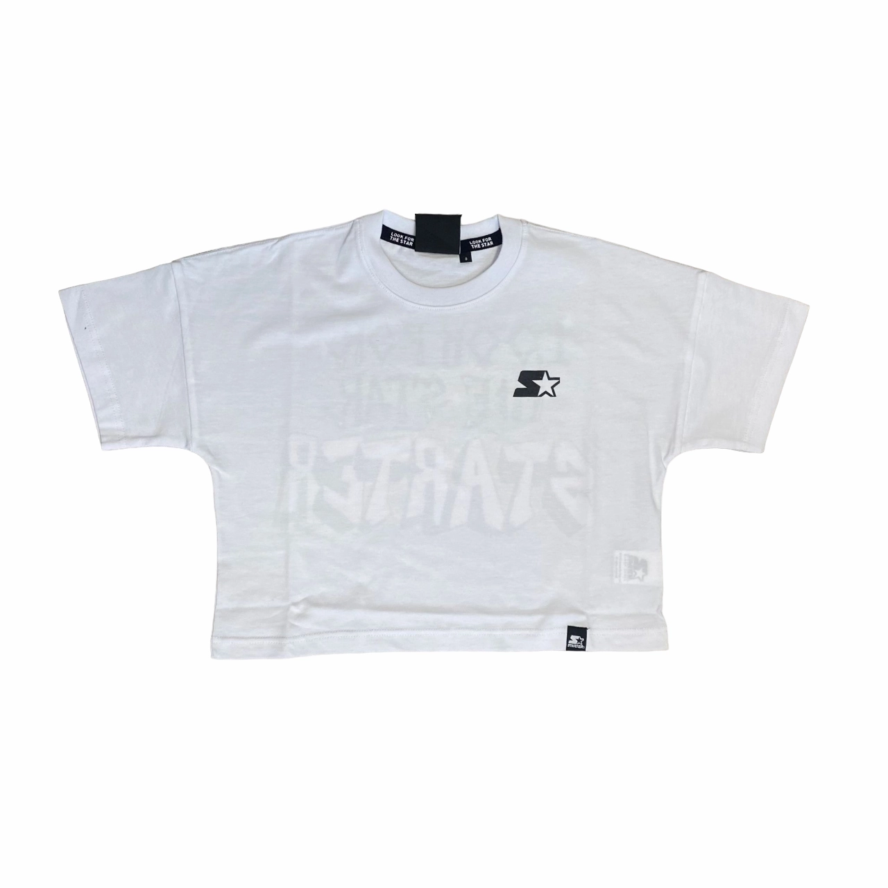Limited Edition Anti Static Finish Starter maglietta manica corta da ragazza con stampa 3240 bianco
