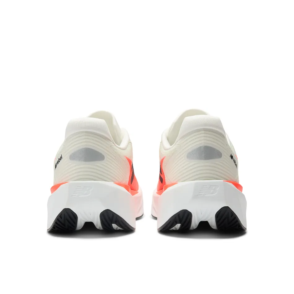 New Balance Men's Fuelcell Rebel v5 Running Shoes in Urgent Red/White/Sea Salt AW25 5K Run