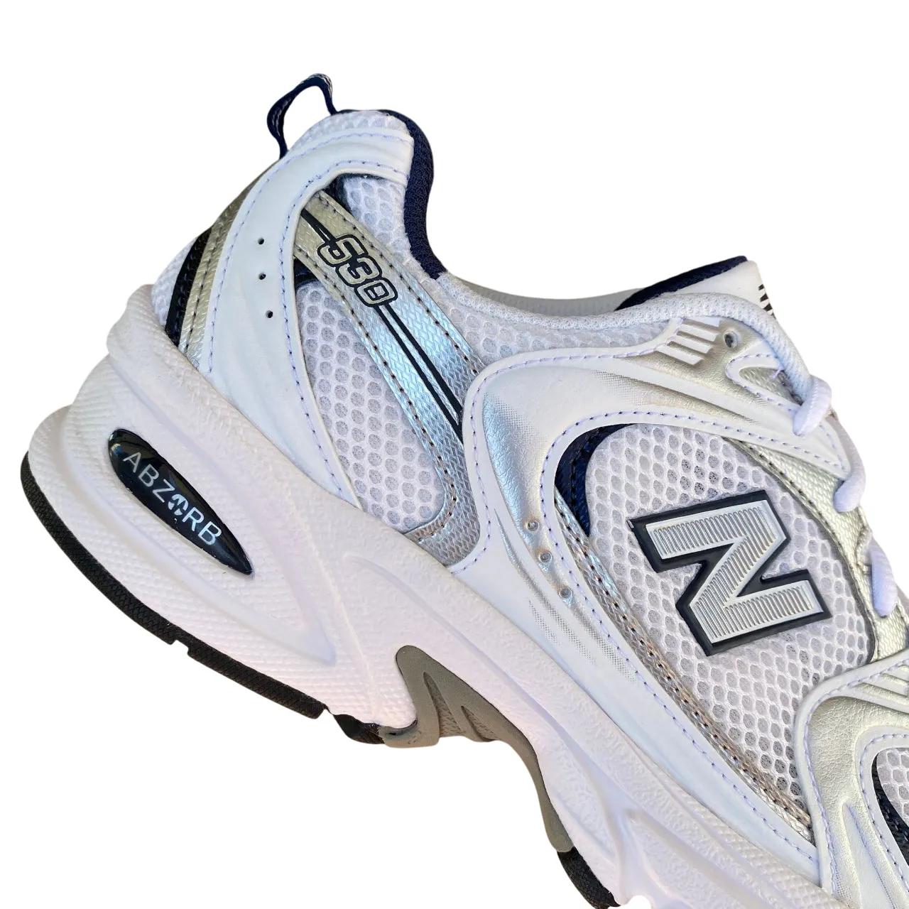 New Balance Sneakers unisex MR530SG argento-blu shock - absorbing insoles
