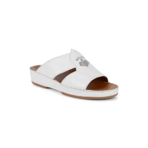 NEW Bally Hakman Men's 6211914 White Grained Leather Sandals US 9.5 MSRP $625