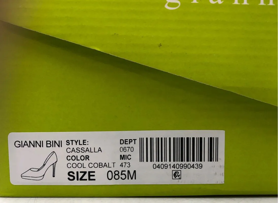 New Gianni Bini Women's Cassalla Cool Cobalt Stiletto Pump Heels - Size 8.5M
