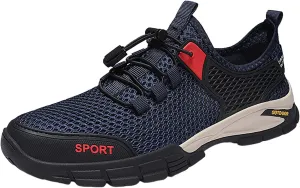 New Summer Mesh Shoes Men's Breathable Casual Shoes Sports Versatile Daily Hollow Sandals Sports Mens Sneaker Boots Water Sho