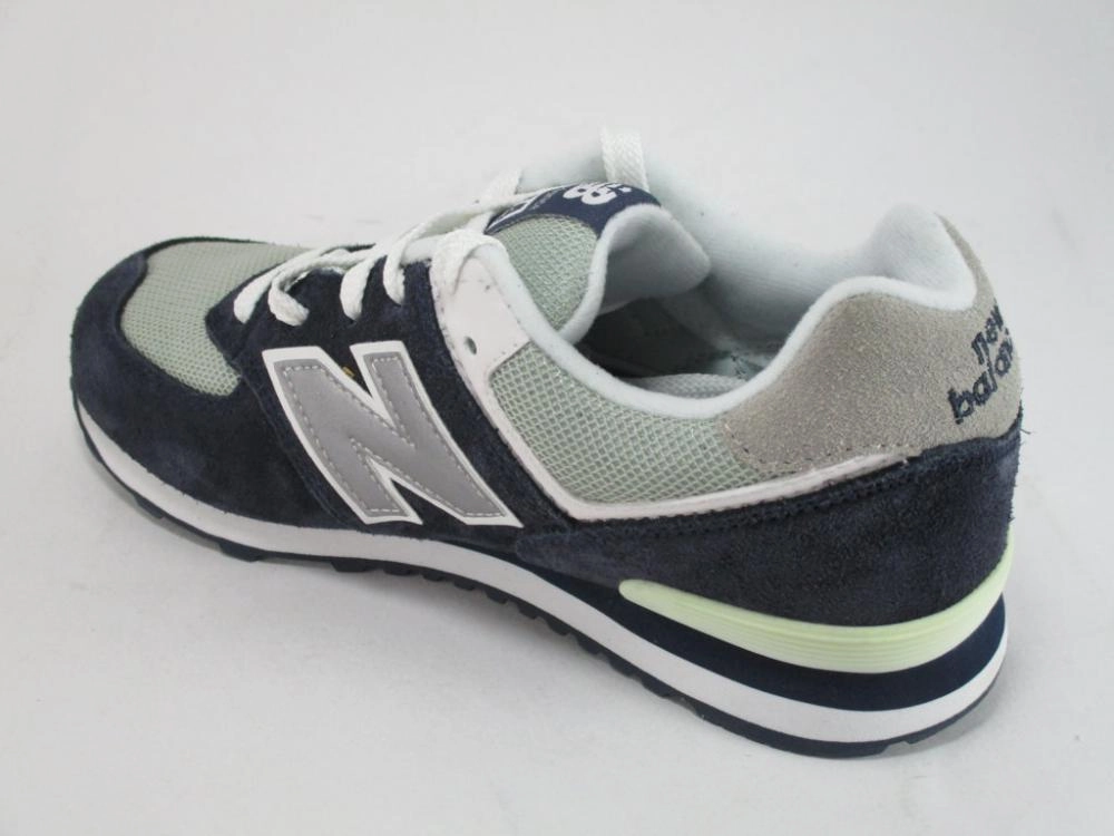 New Balance sneakers da ragazzo KL574NWG navy grey Adaptive Support Synthetic Upper