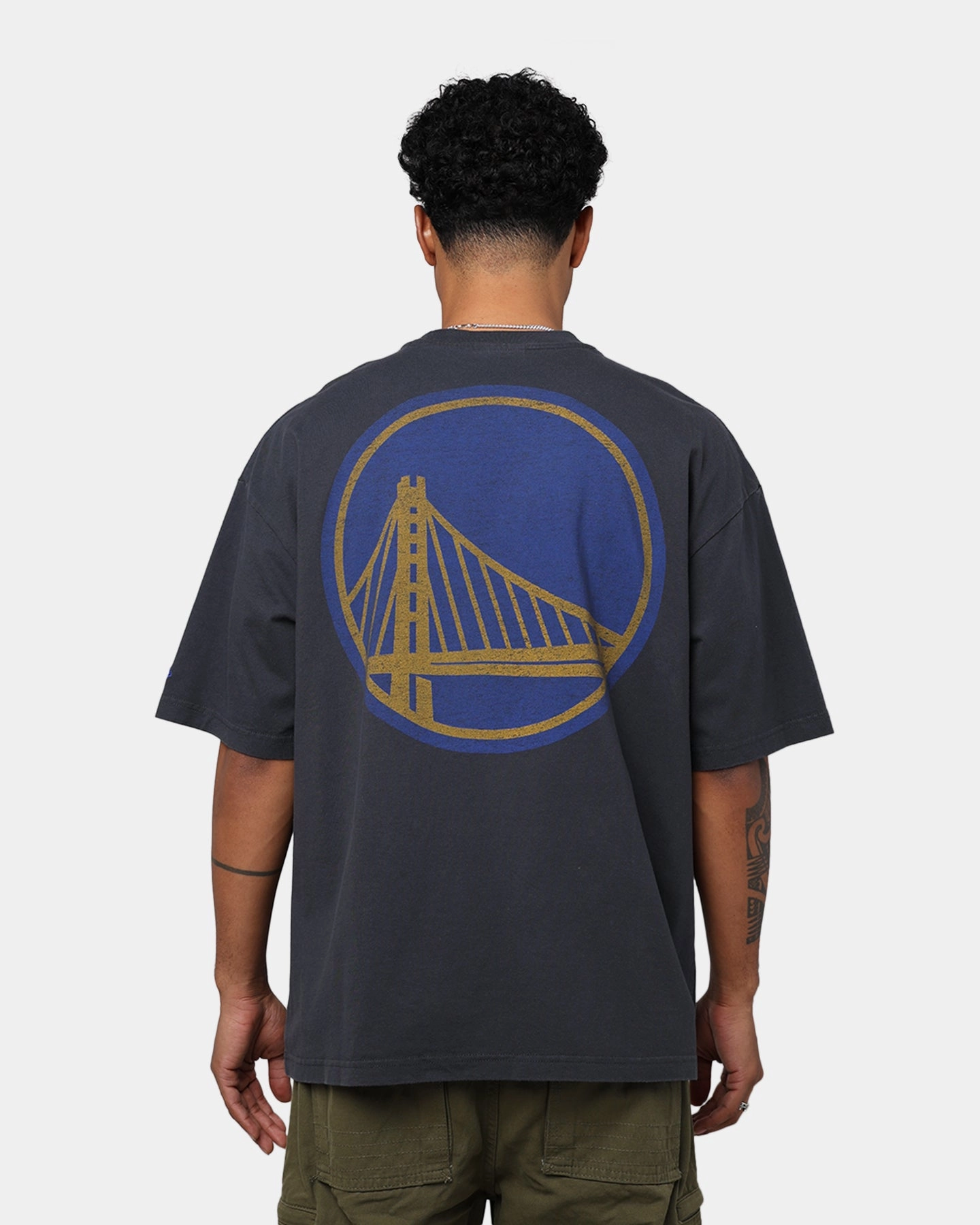 New Era Golden State Warriors Oversized T-Shirt Black Casual and cool