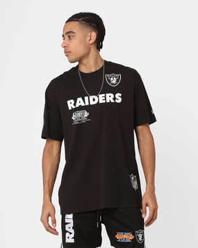 New Era Las Vegas Raiders Oversized T-Shirt Black Oversized Cut Odor Control Finish