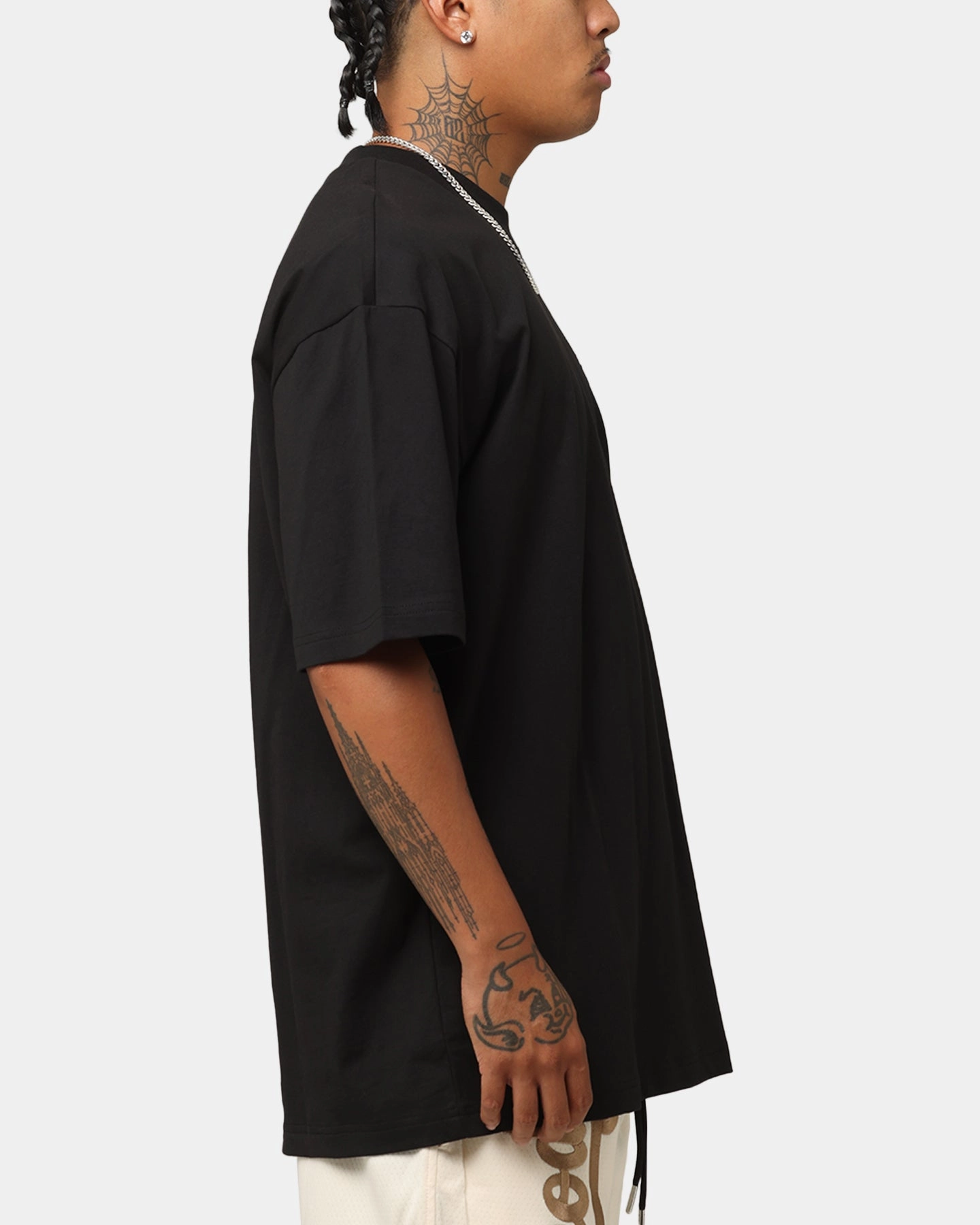 Active Style Trend New Era Los Angeles Dodgers Rose Oversized T-Shirt Black