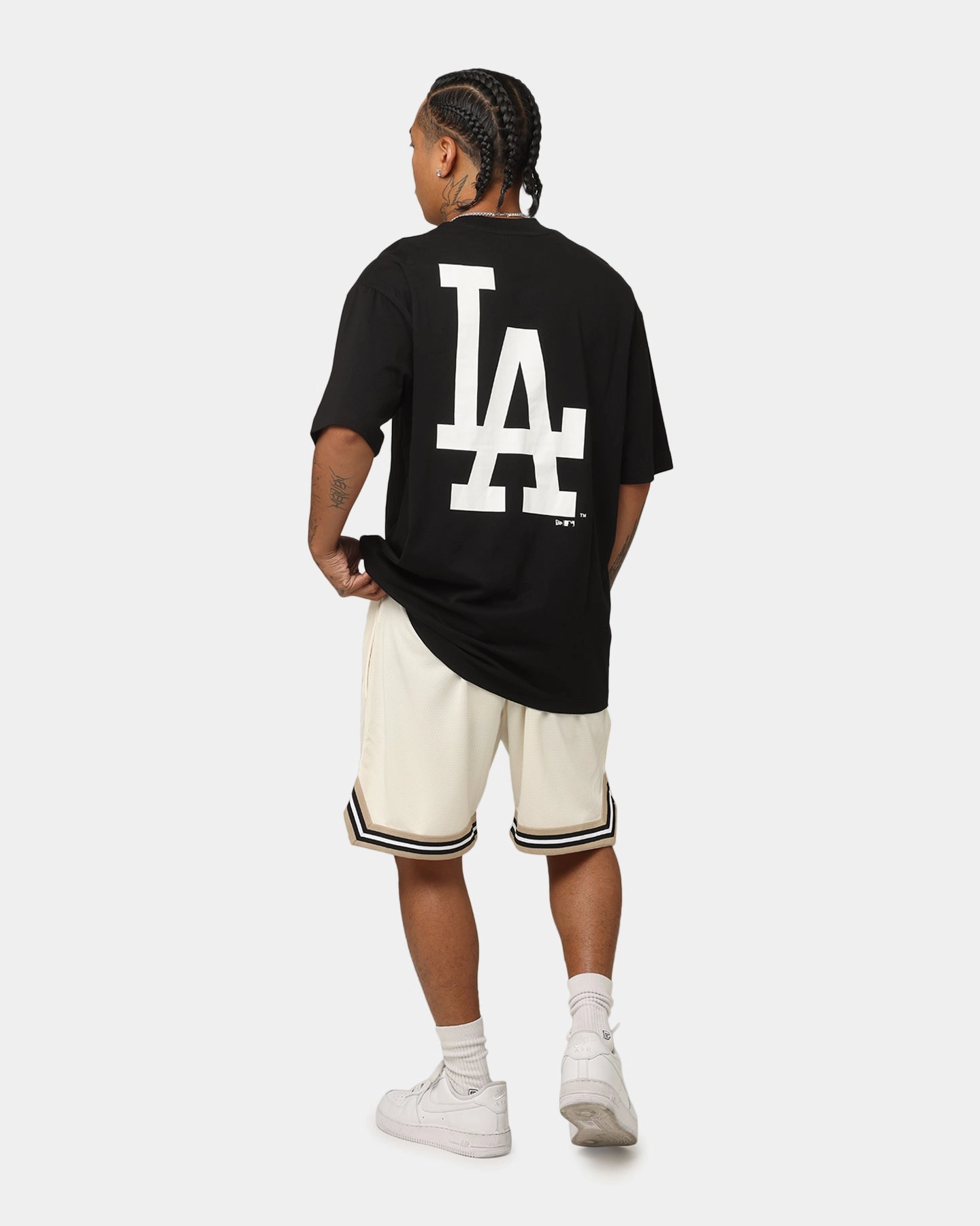 Classic Outfit New Era Los Angeles Dodgers Rose Oversized T-Shirt Black