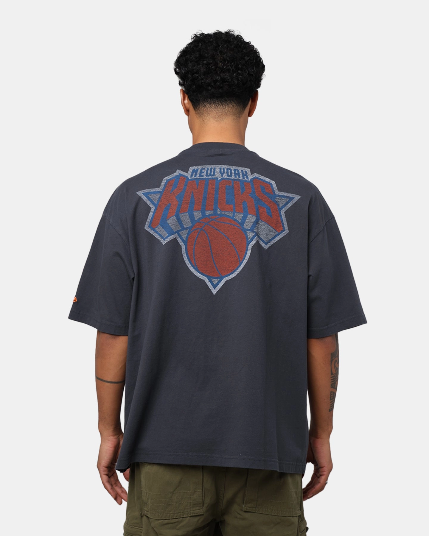 New Era New York Knicks Oversized T-Shirt Black Tagless Comfort
