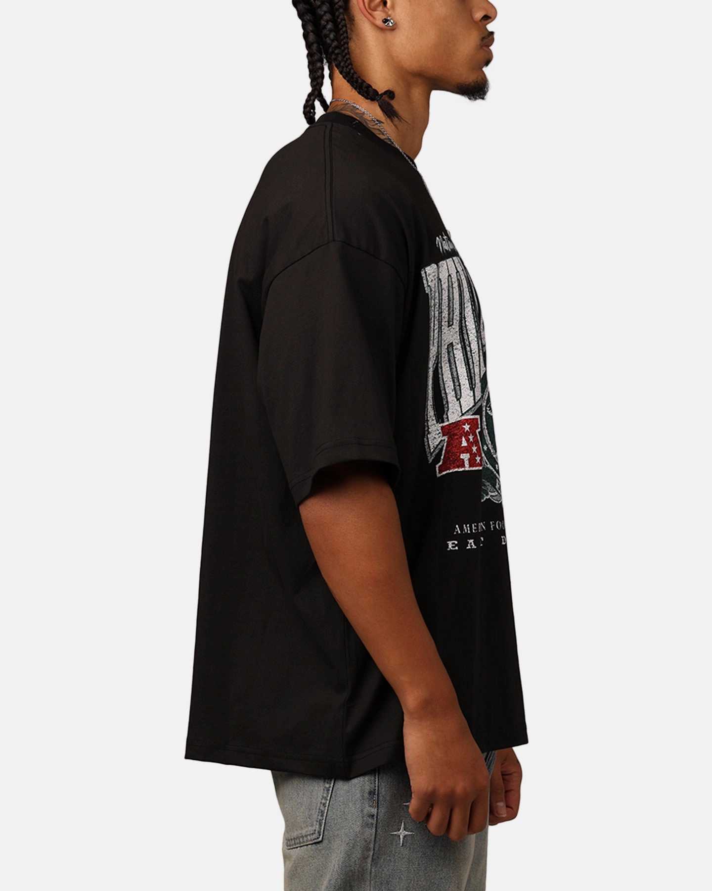 New Era Philadelphia Eagles Oversized Essentials T-Shirt Black Fashion Ready