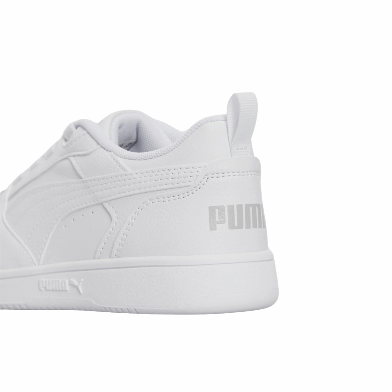 Puma scarpa sneakers da ragazzi Rebound v6 396742-03 bianco-grigio Orthotic Friendly Base