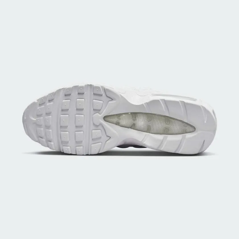 ankle - high running option Stability Enhancements Nike Air Max 95 Essential White Running Shoes Men's CT1268 100